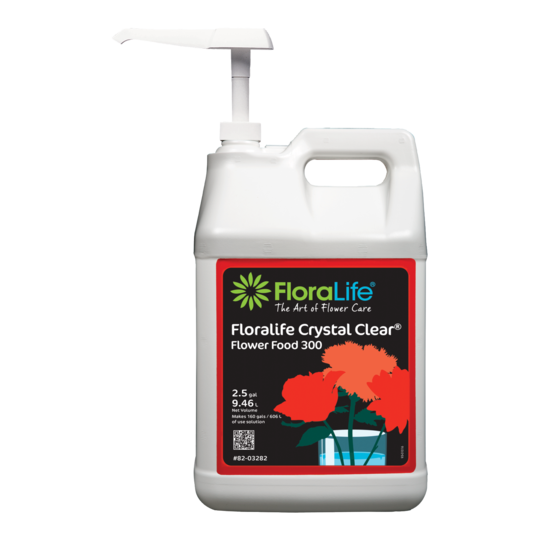 Floralife Crystal Clear - Fresh Flower Food - 2.5 gal